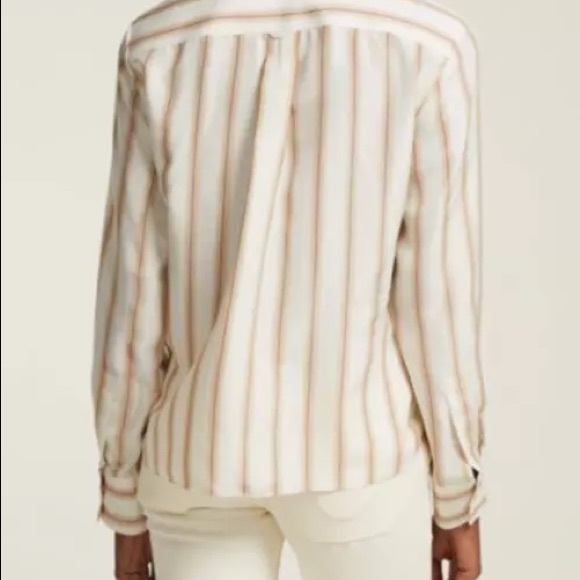 Chloe silk stripe blouse, size FR 44 - Picture 2 of 5